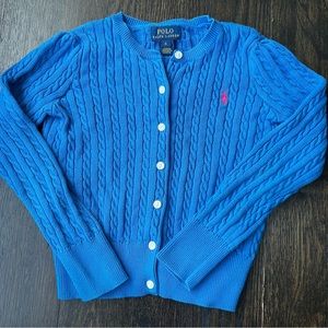 Polo RL Cable Cardigan